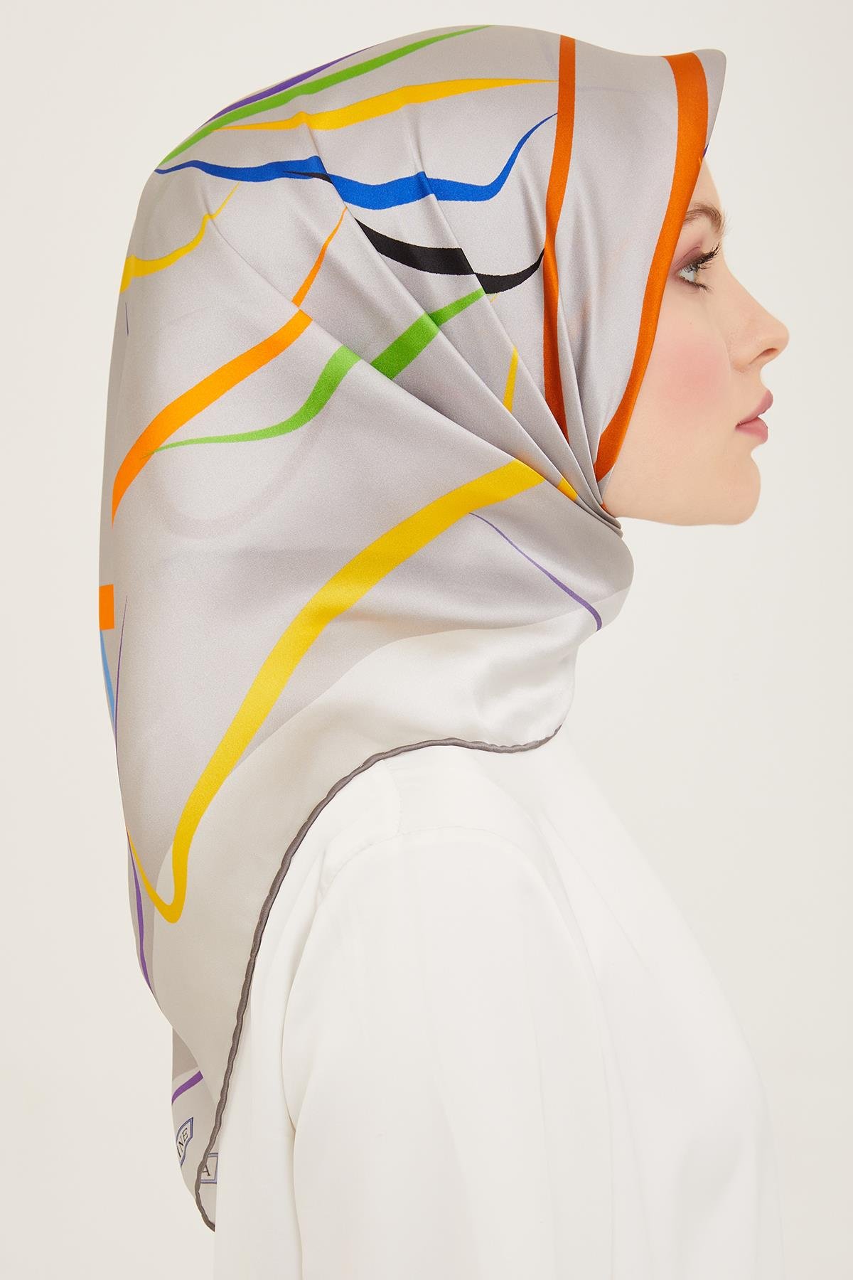 Armine Sura İpek Eşarp 9115-35