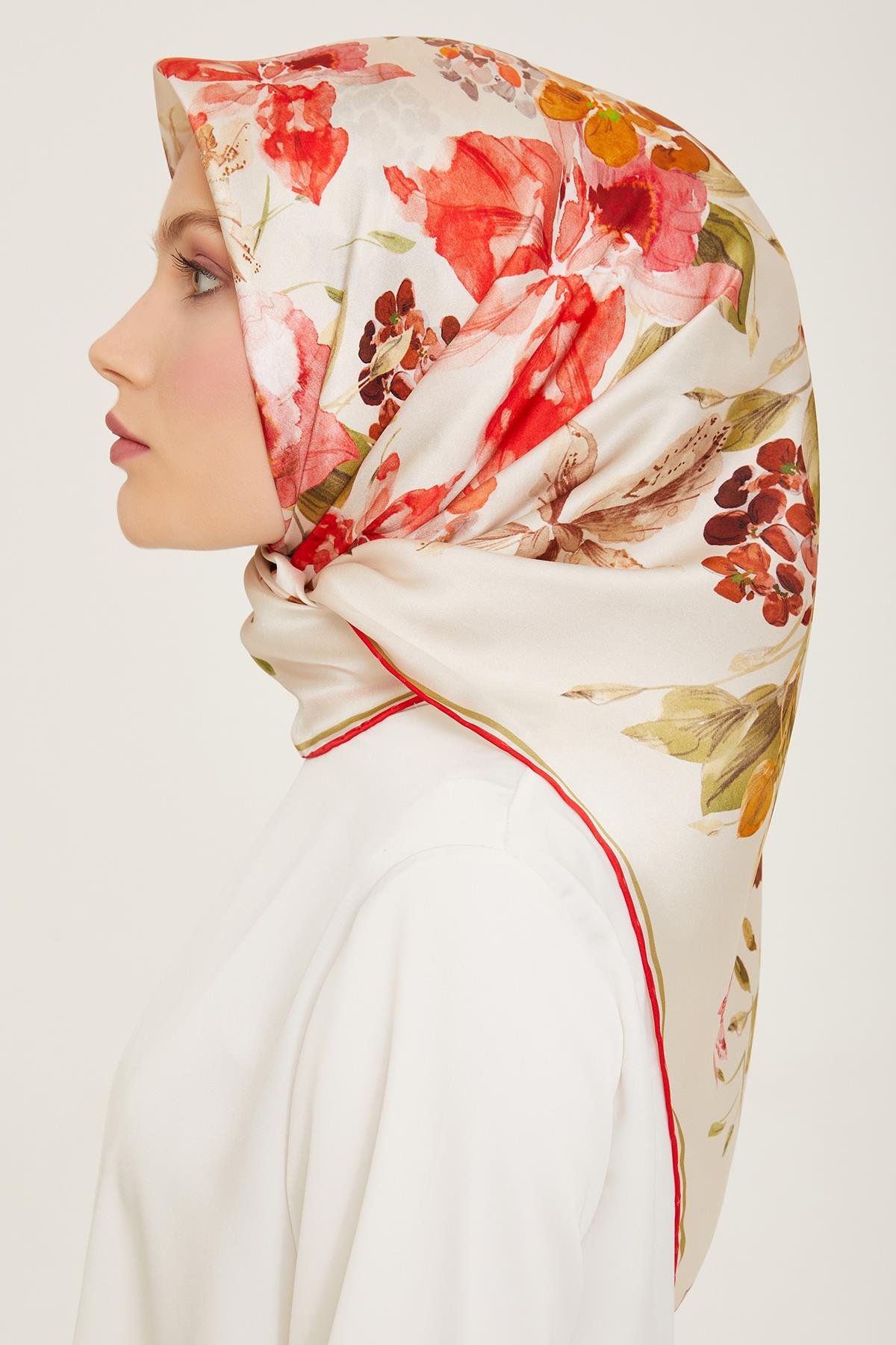Armine Sura İpek Eşarp 9127-04