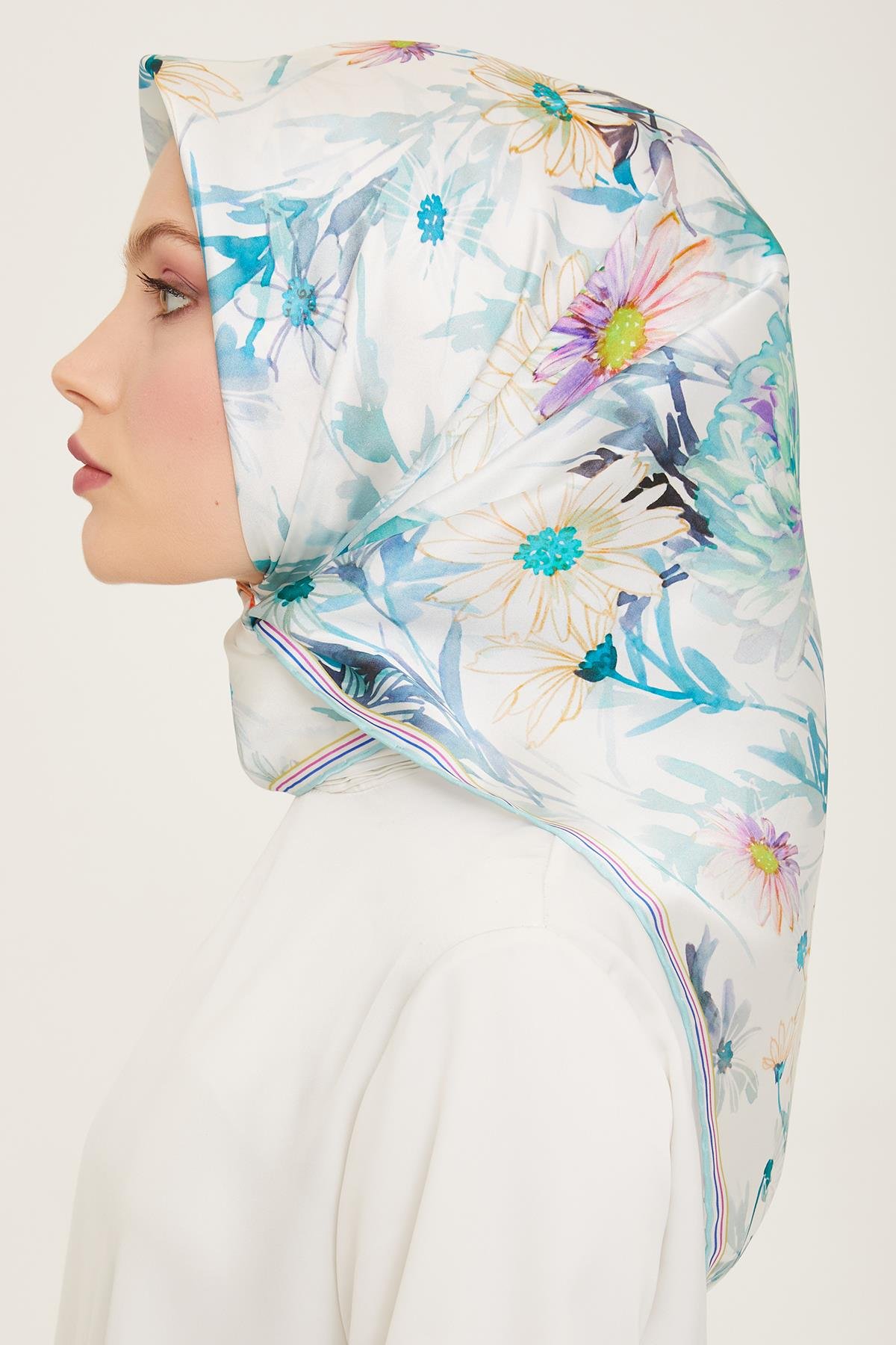 Armine Sura İpek Eşarp 9129-36