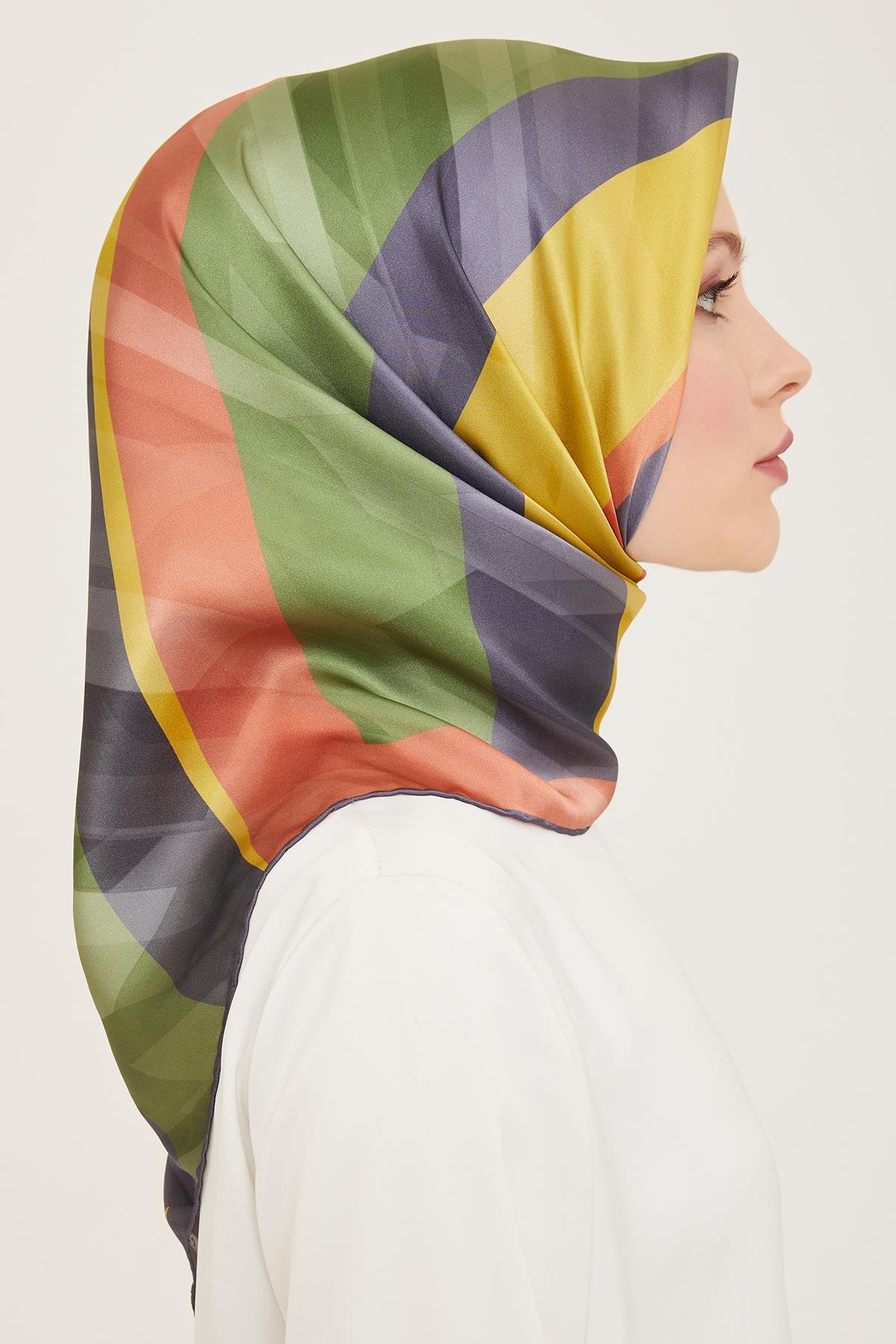 Armine Sura İpek Eşarp 9137-05