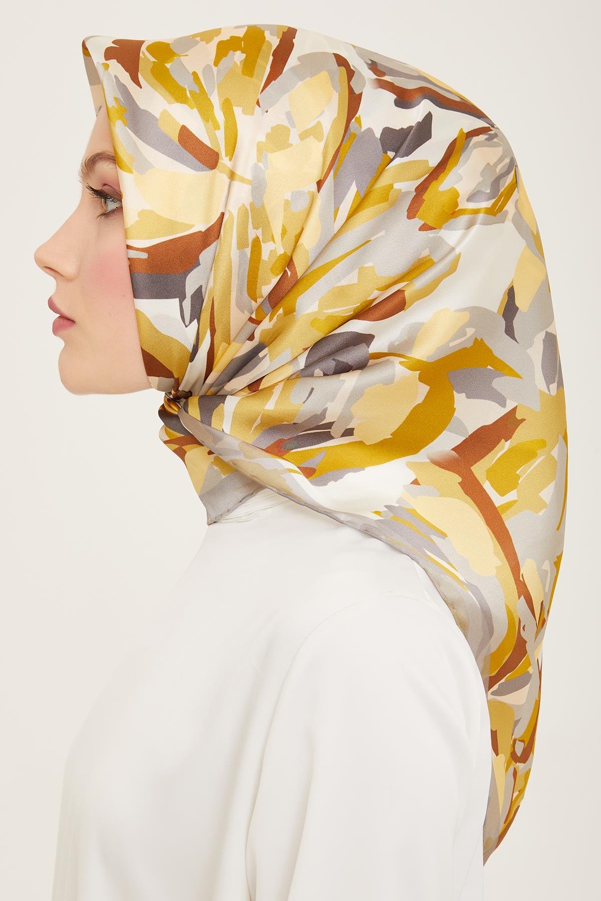 Armine Sura İpek Eşarp 9140-36