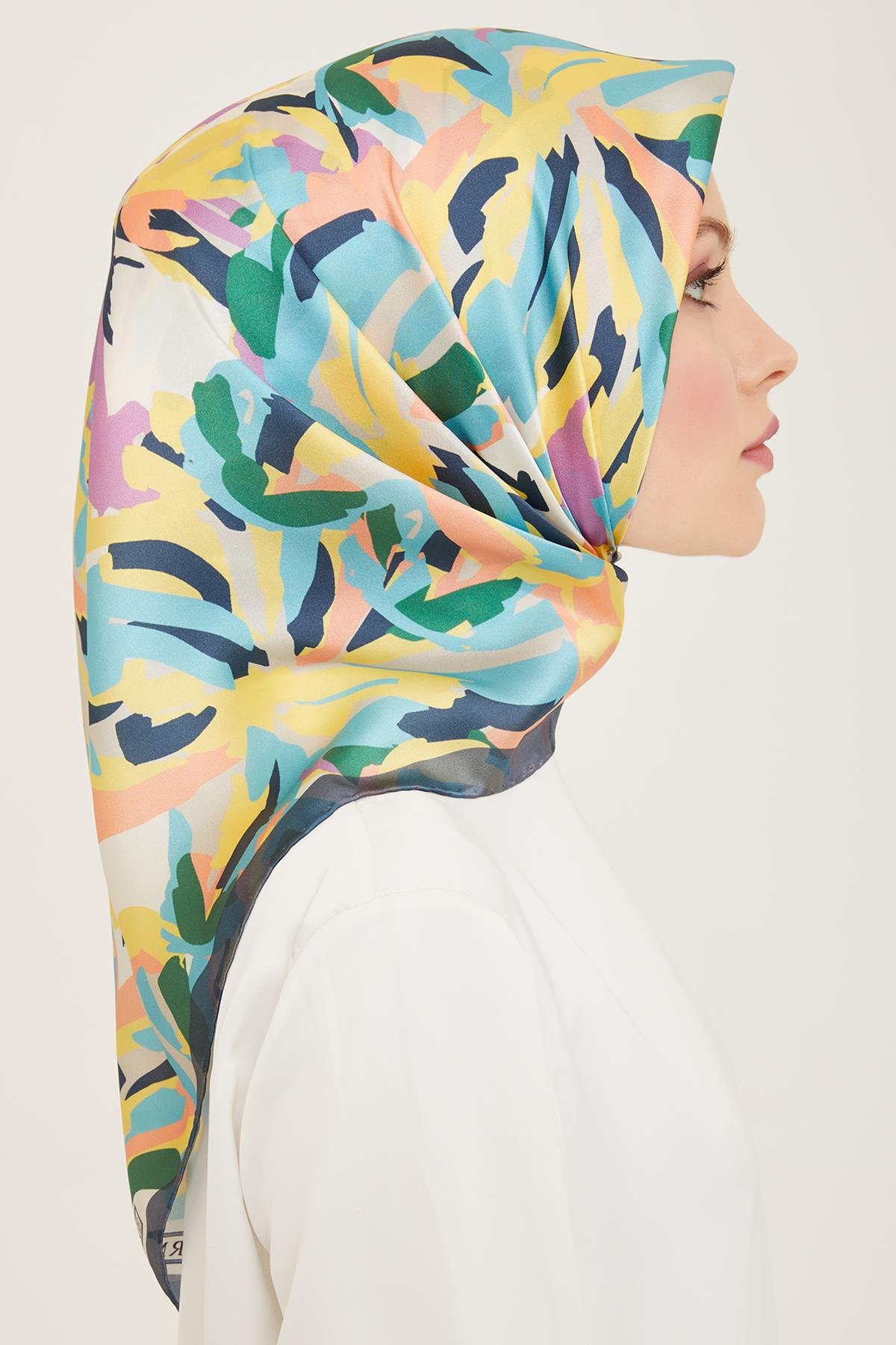 Armine Sura İpek Eşarp 9140-84