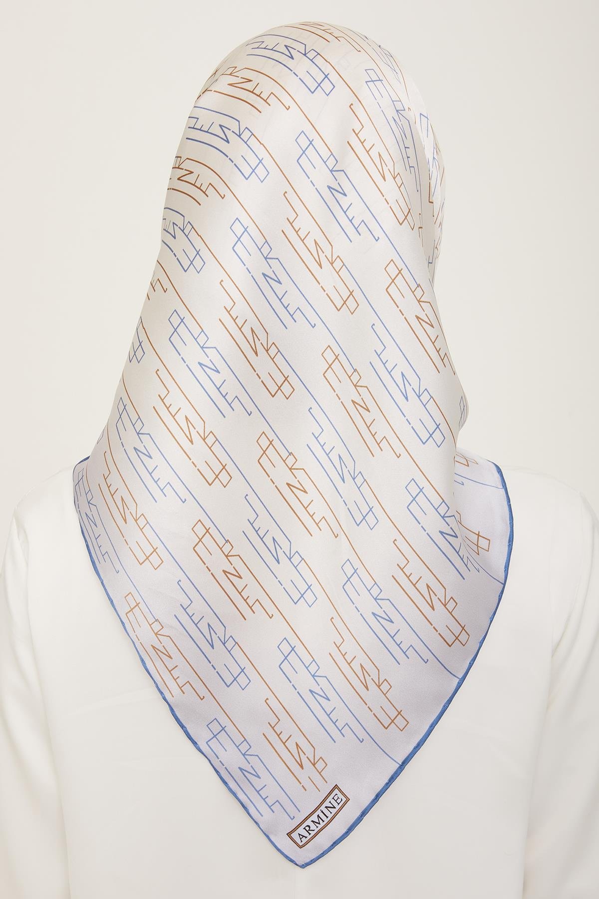 Armine Sura İpek Eşarp 9142-04