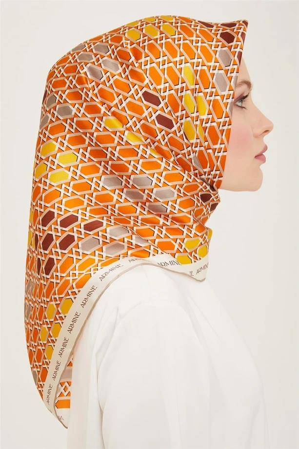 Armine Sura İpek Eşarp 9144-34