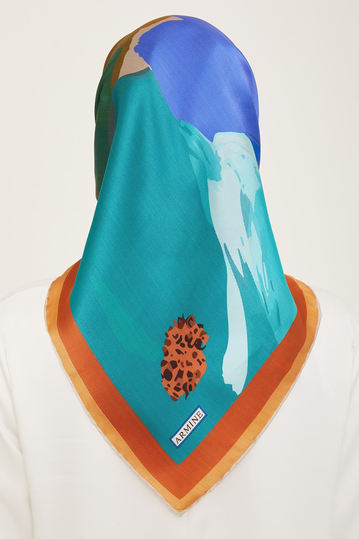 Armine Sura İpek Eşarp 9145-02
