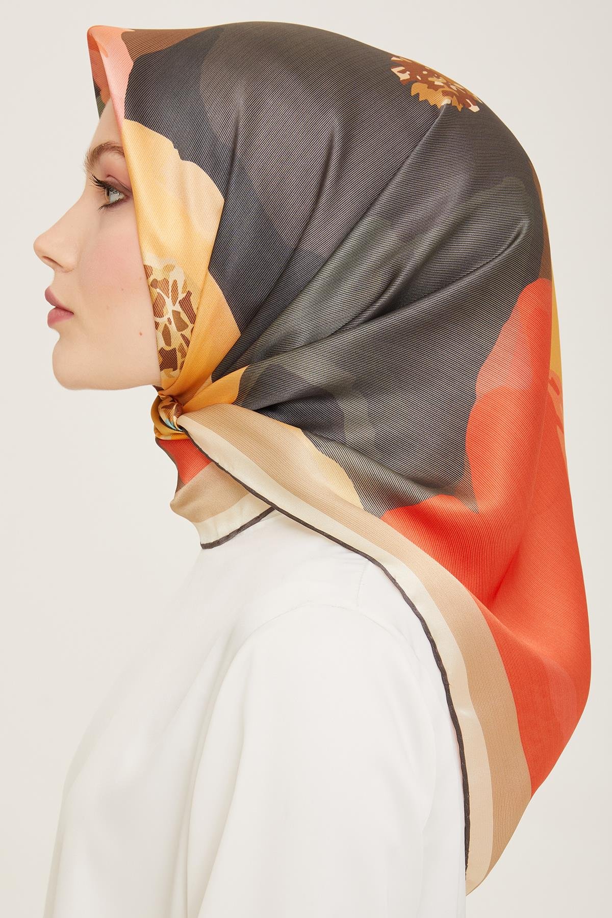 Armine Sura İpek Eşarp 9145-04