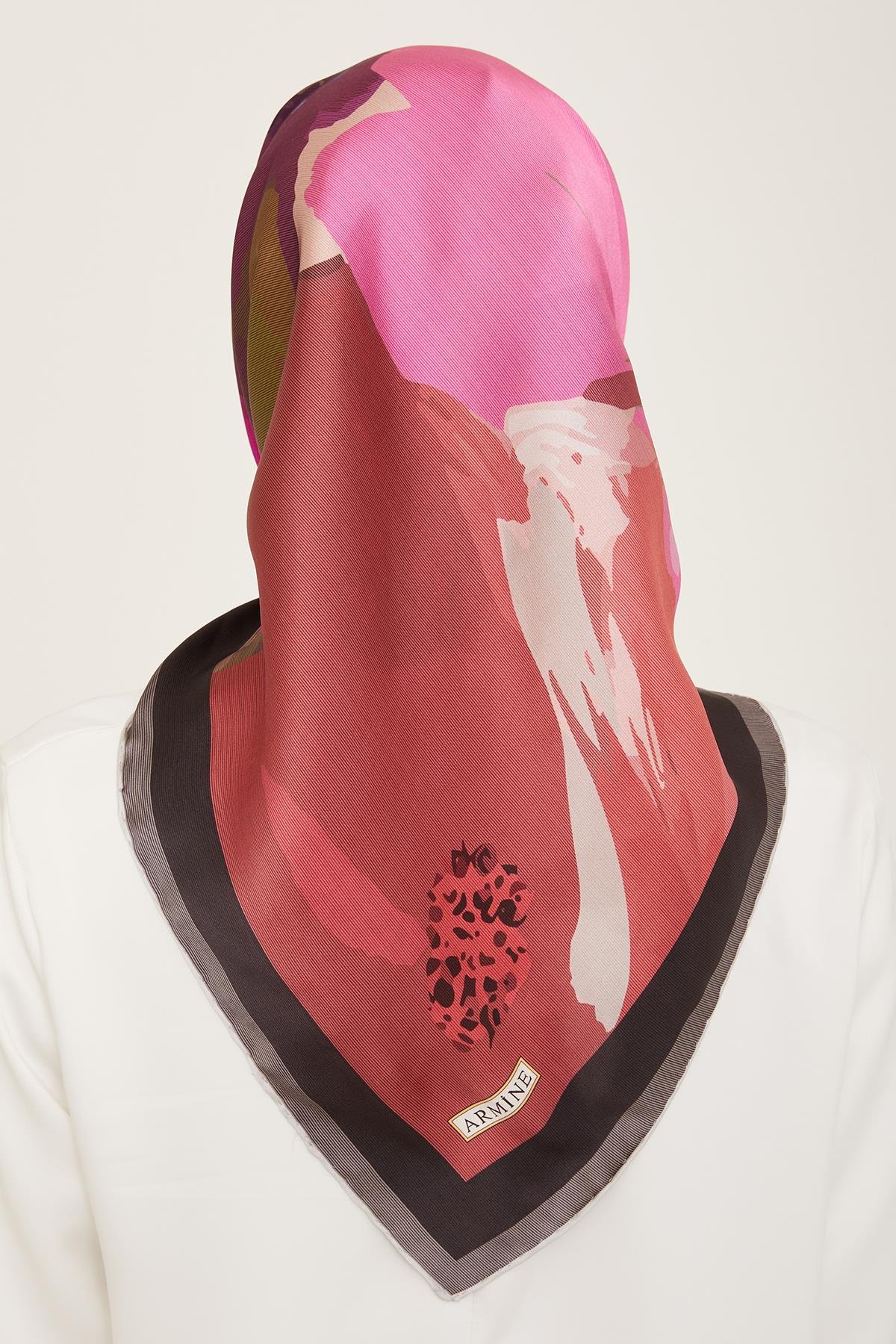 Armine Sura İpek Eşarp 9145-36