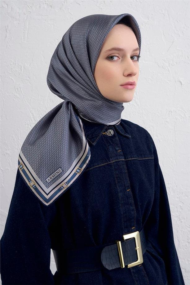 Armine Sura İpek Eşarp 9401-04
