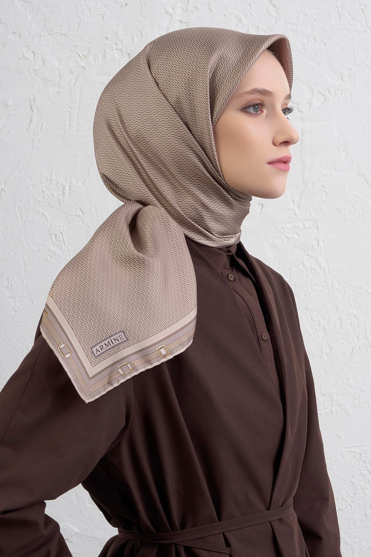 Armine Sura İpek Eşarp 9401-05