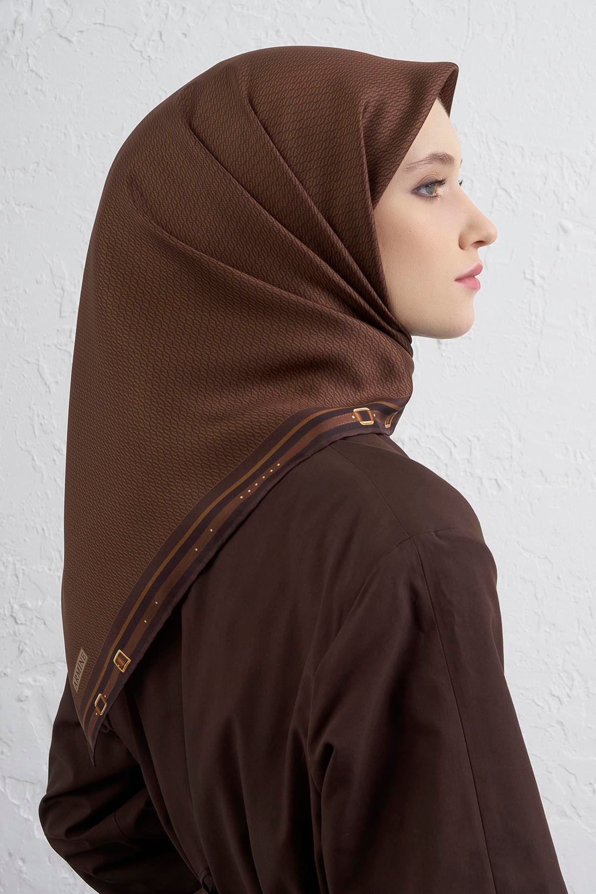 Armine Sura İpek Eşarp 9401-80