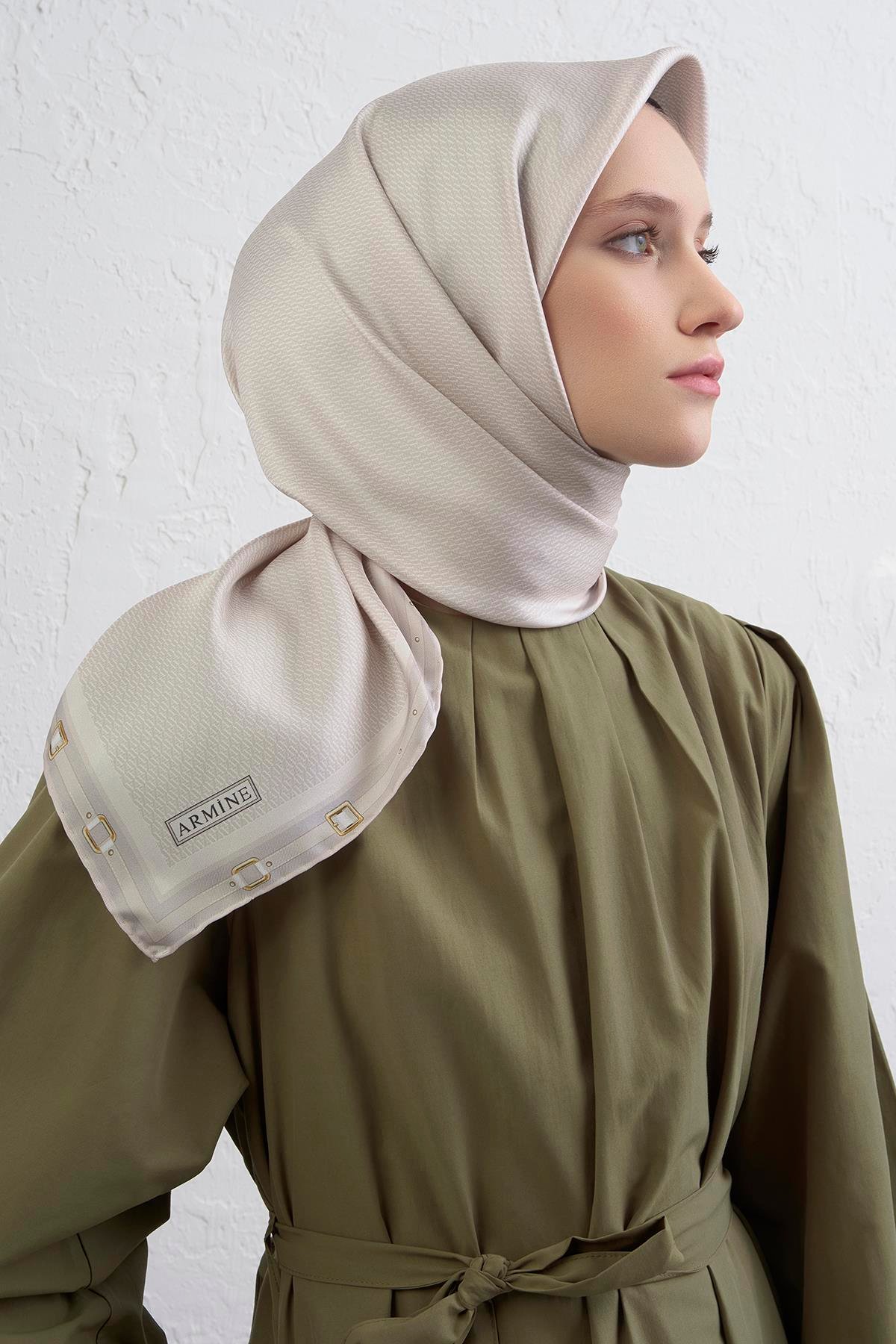 Armine Sura İpek Eşarp 9401-85
