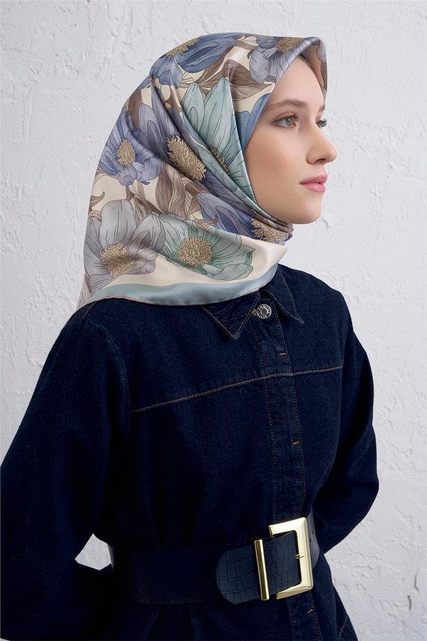 Armine Sura İpek Eşarp 9403-35