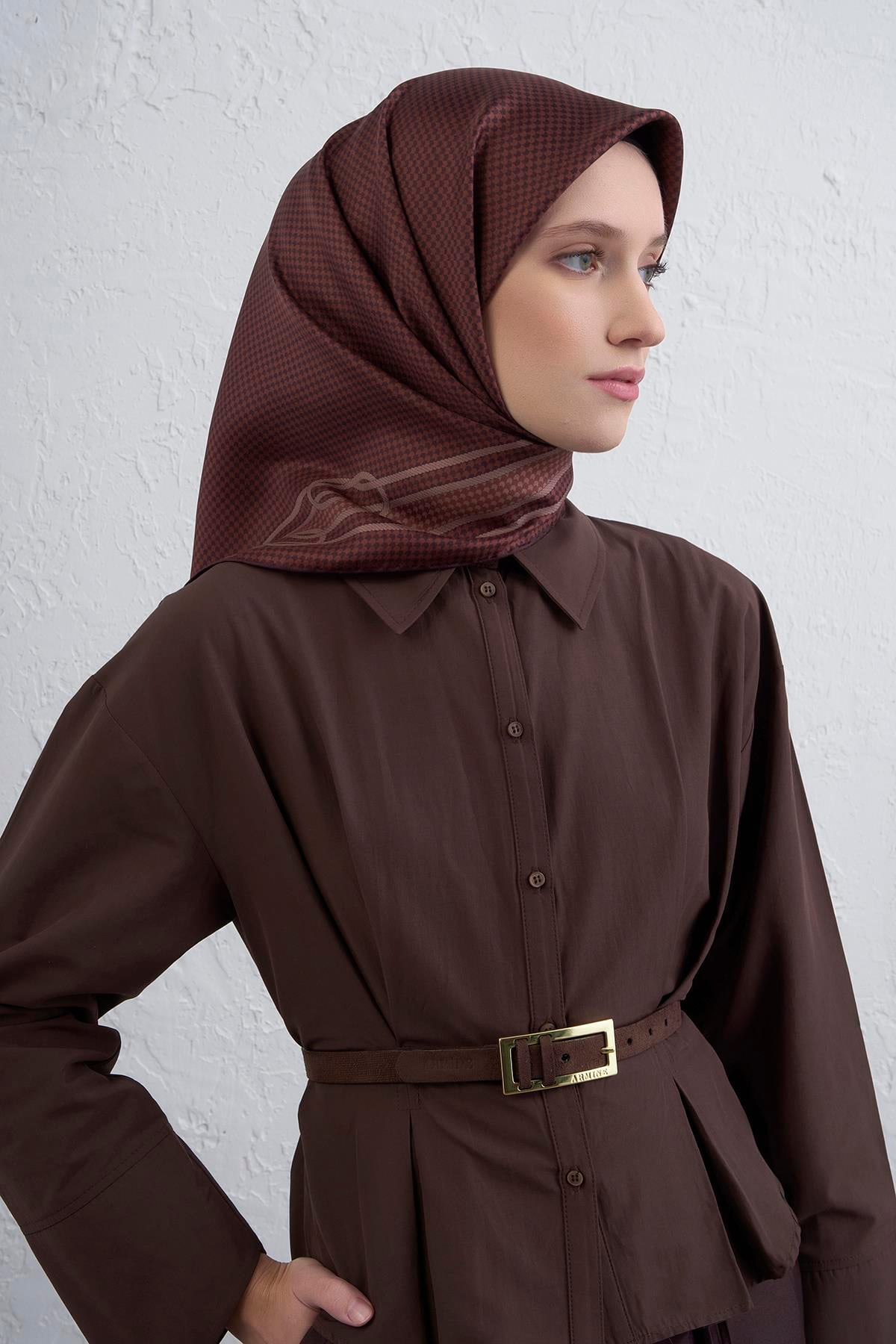 Armine Sura İpek Eşarp 9404-07