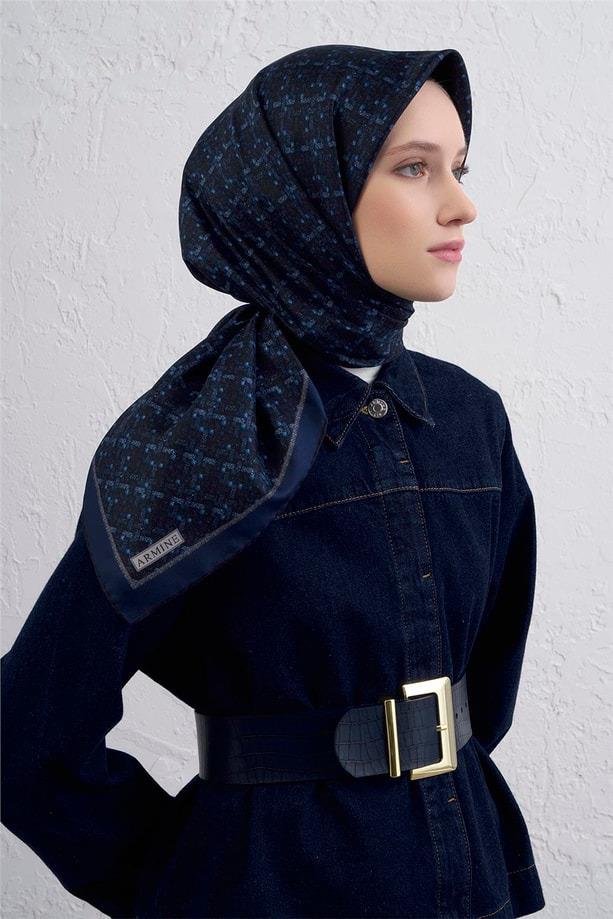 Armine Sura İpek Eşarp 9405-87