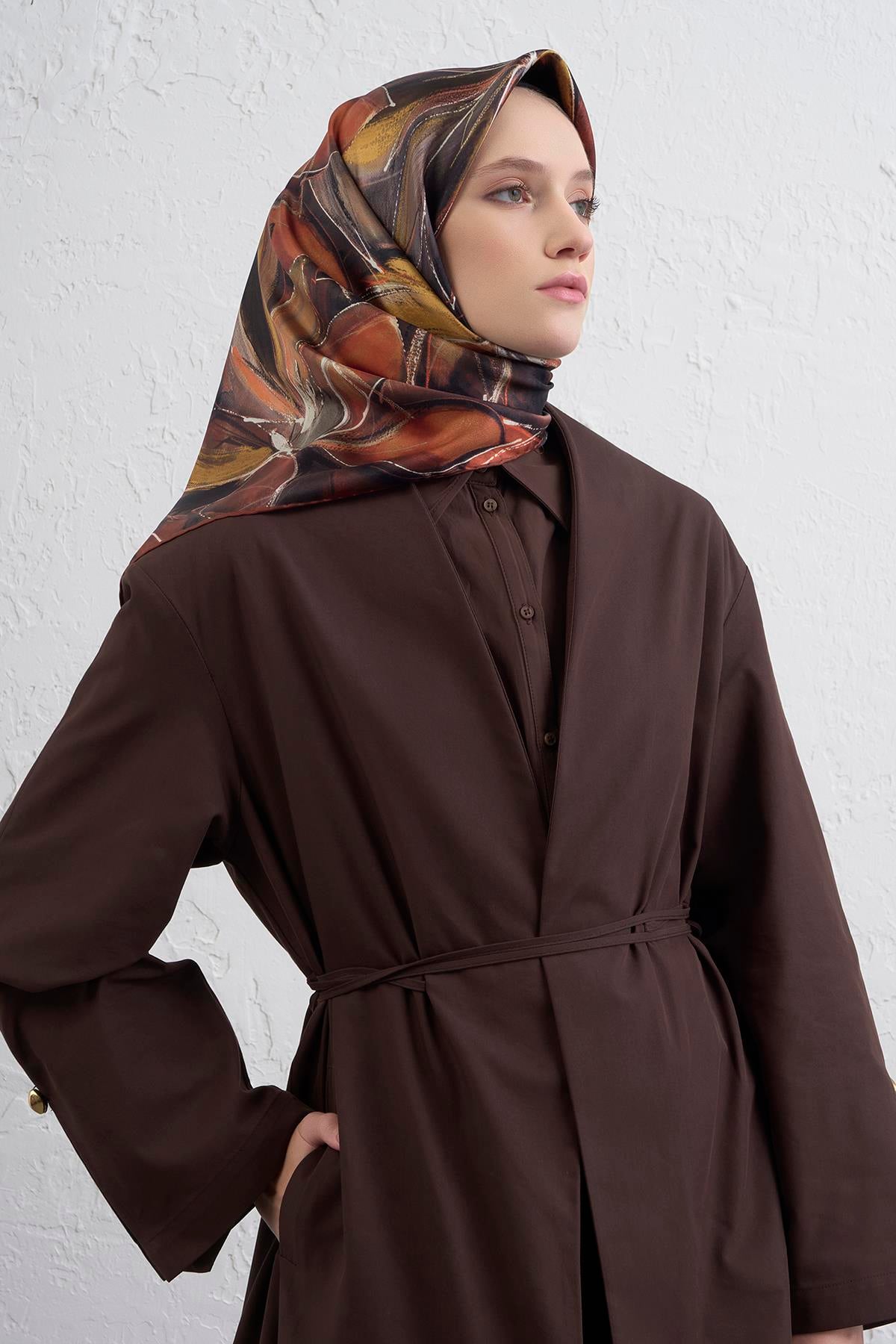 Armine Sura İpek Eşarp 9406-80