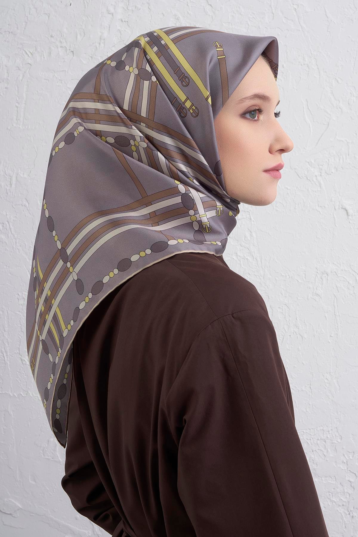 Armine Sura İpek Eşarp 9407-37