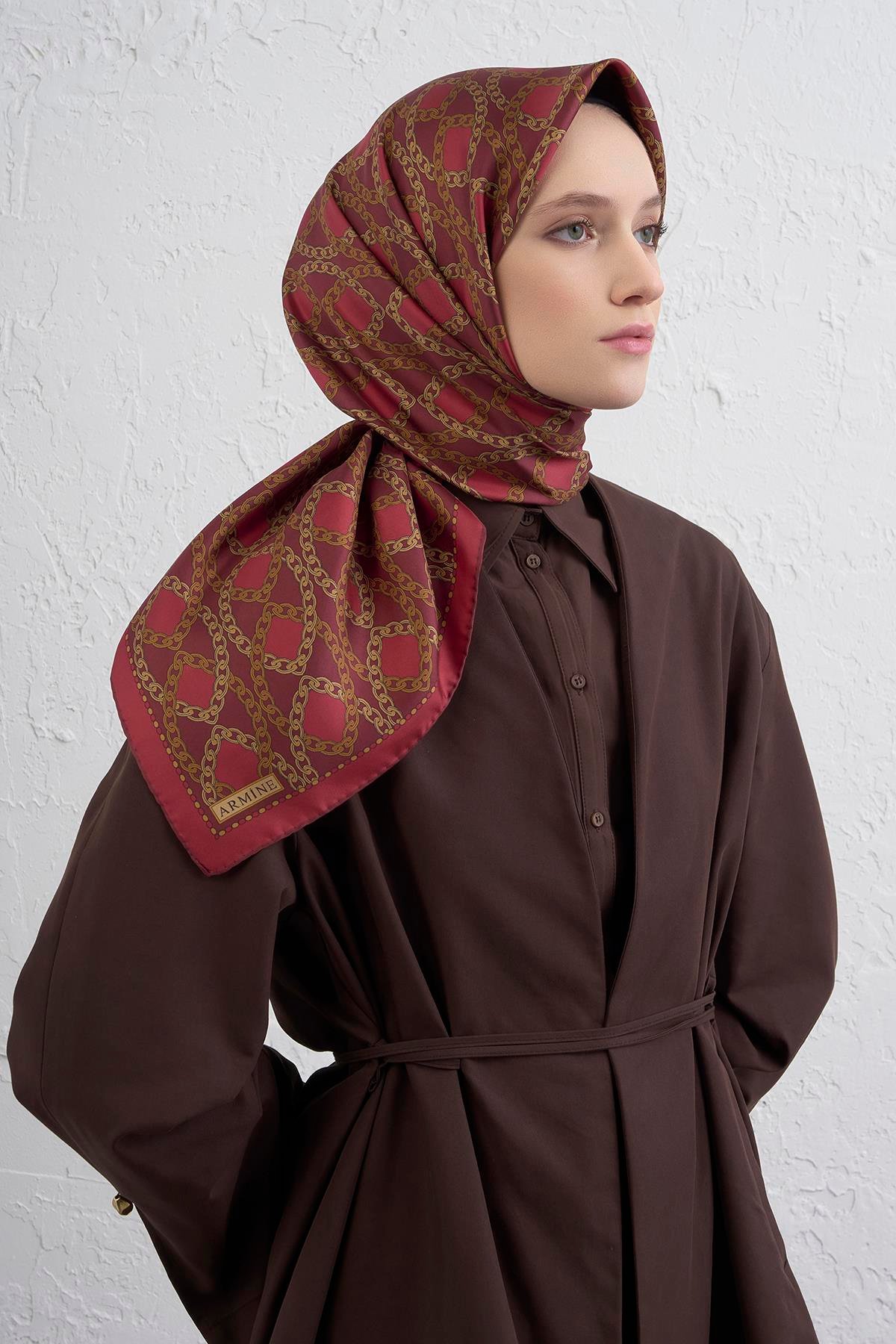 Armine Sura İpek Eşarp 9410-01