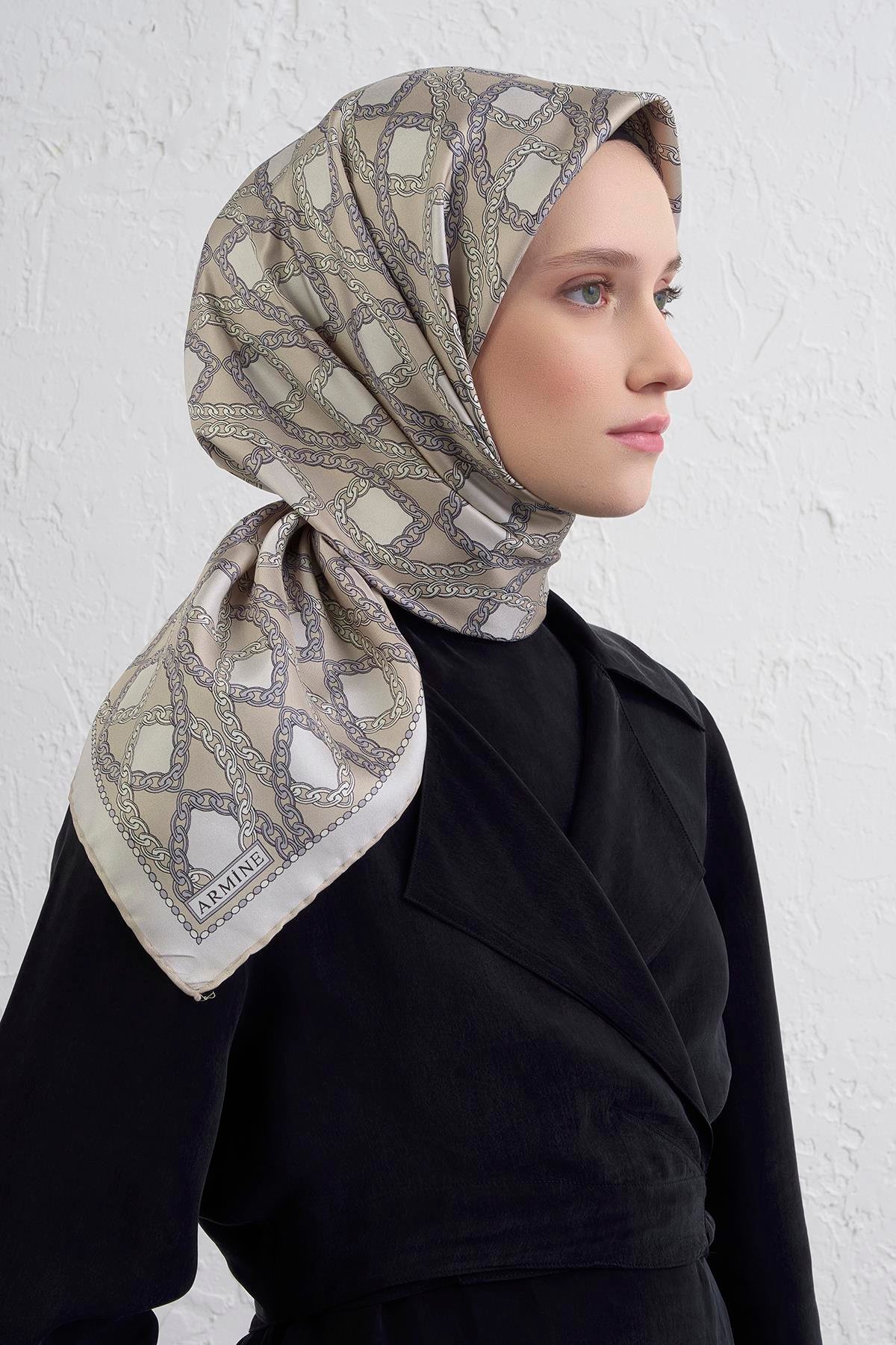 Armine Sura İpek Eşarp 9410-85