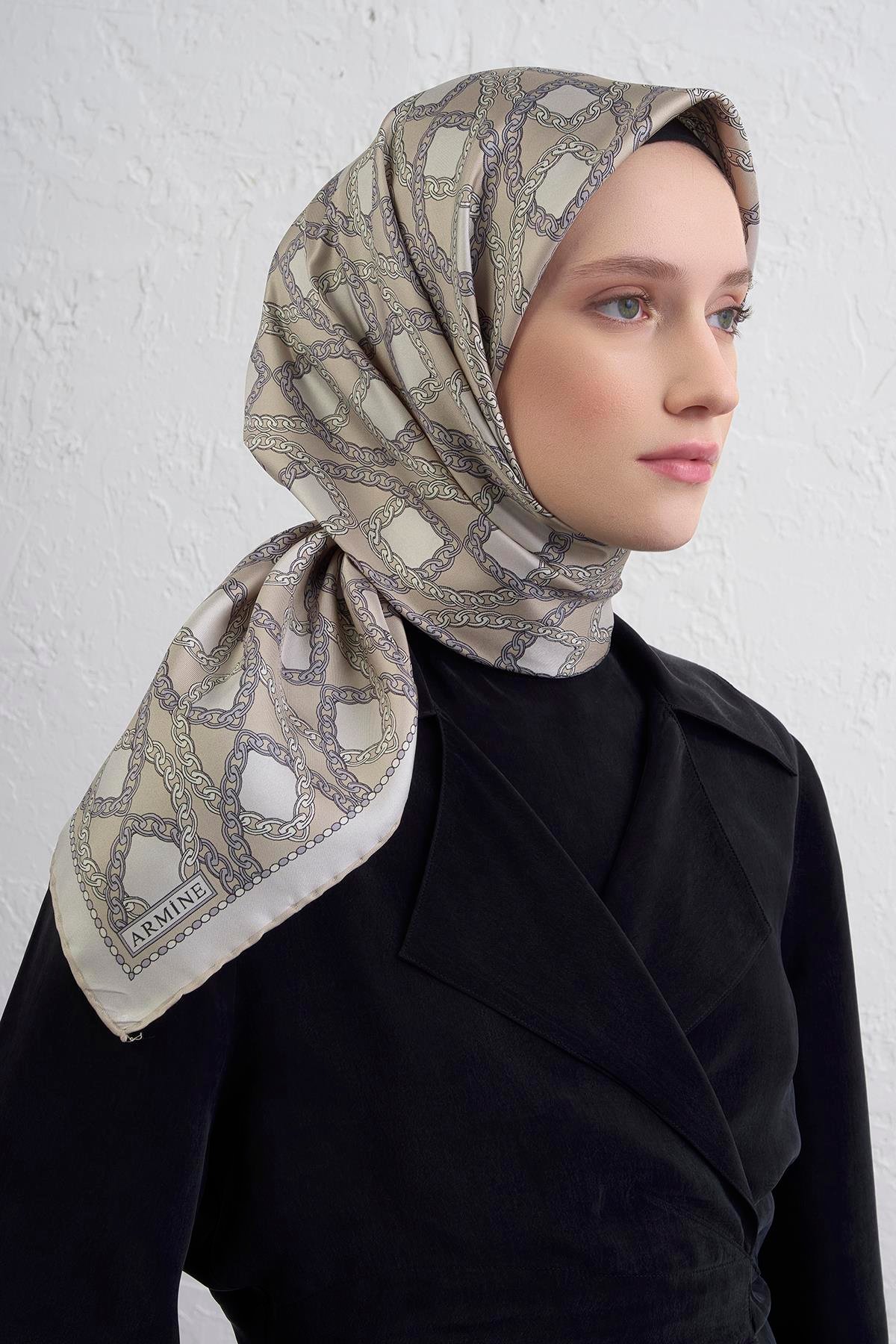 Armine Sura İpek Eşarp 9410-85
