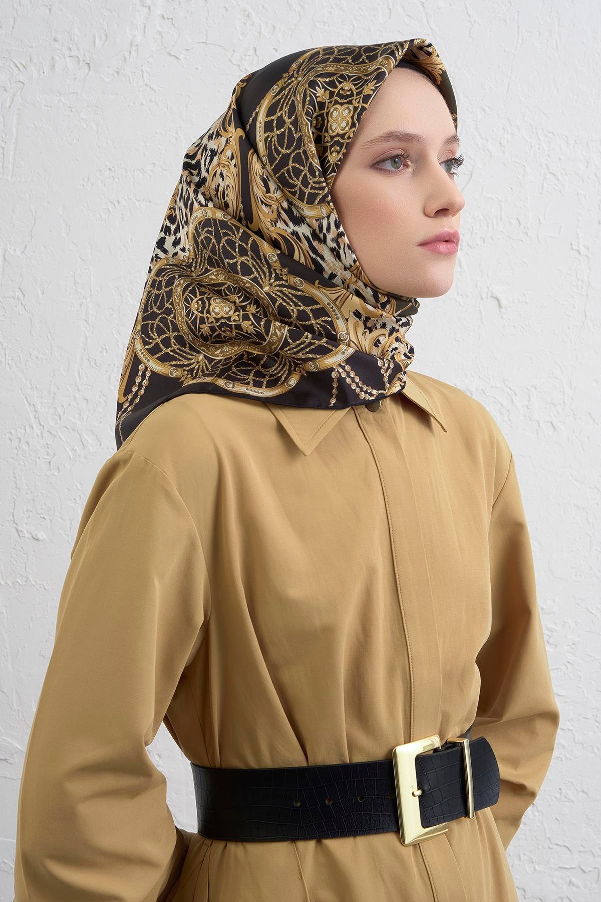 Armine Sura İpek Eşarp 9411-33