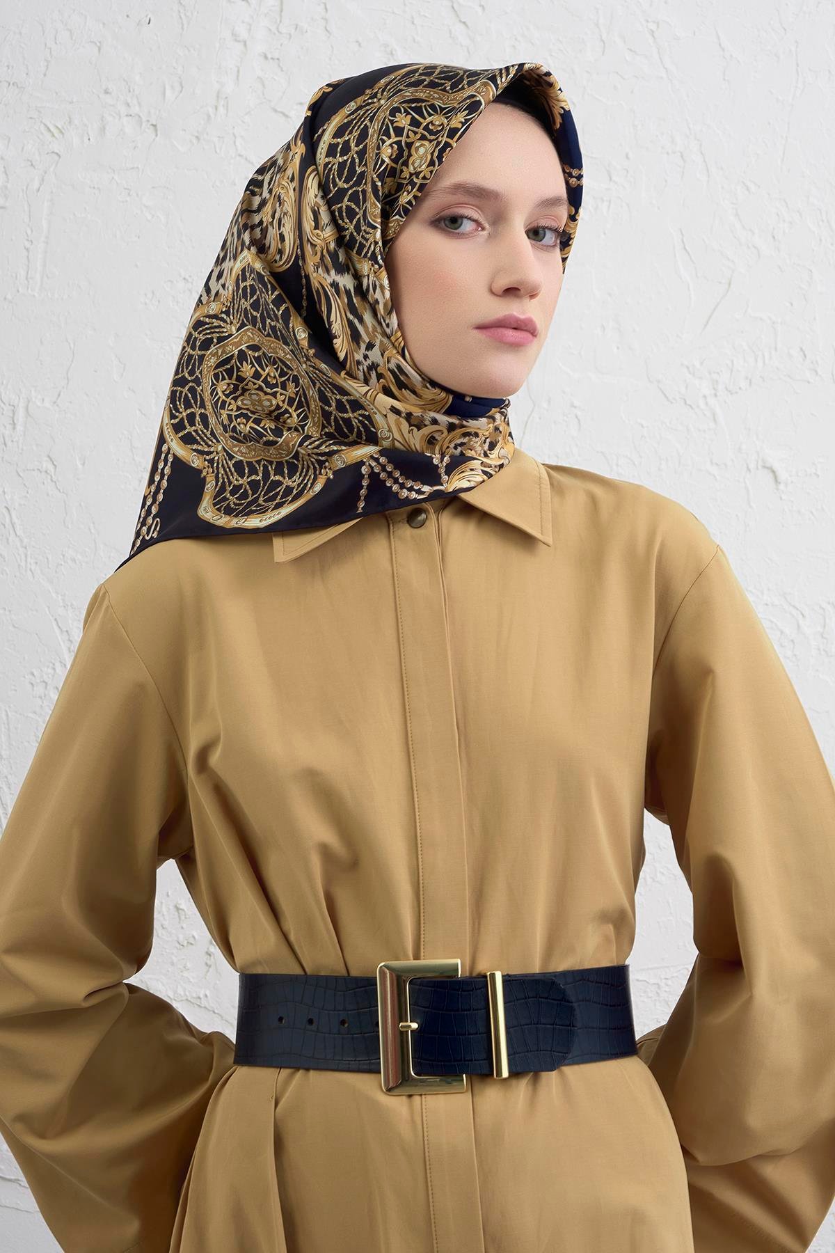 Armine Sura İpek Eşarp 9411-36