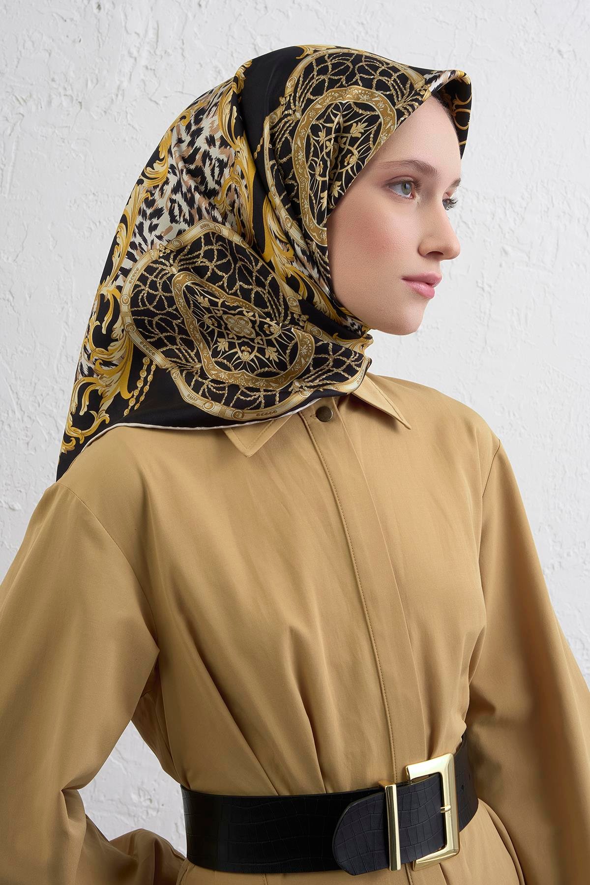 Armine Sura İpek Eşarp 9411-81