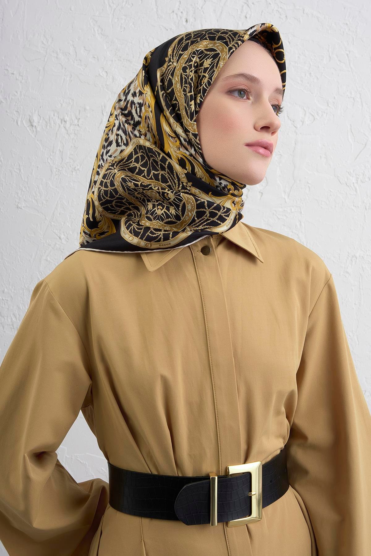 Armine Sura İpek Eşarp 9411-81