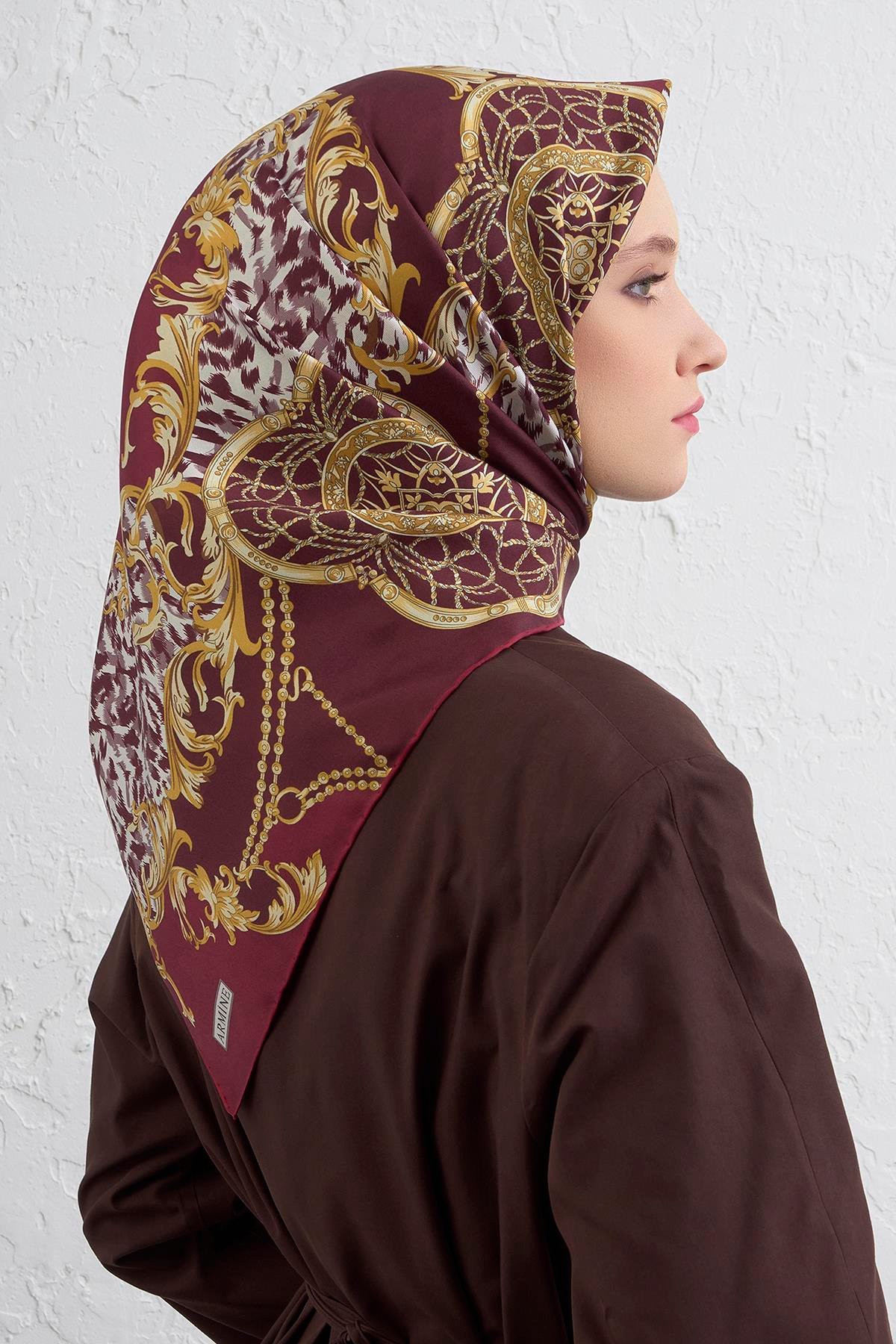 Armine Sura İpek Eşarp 9411-87