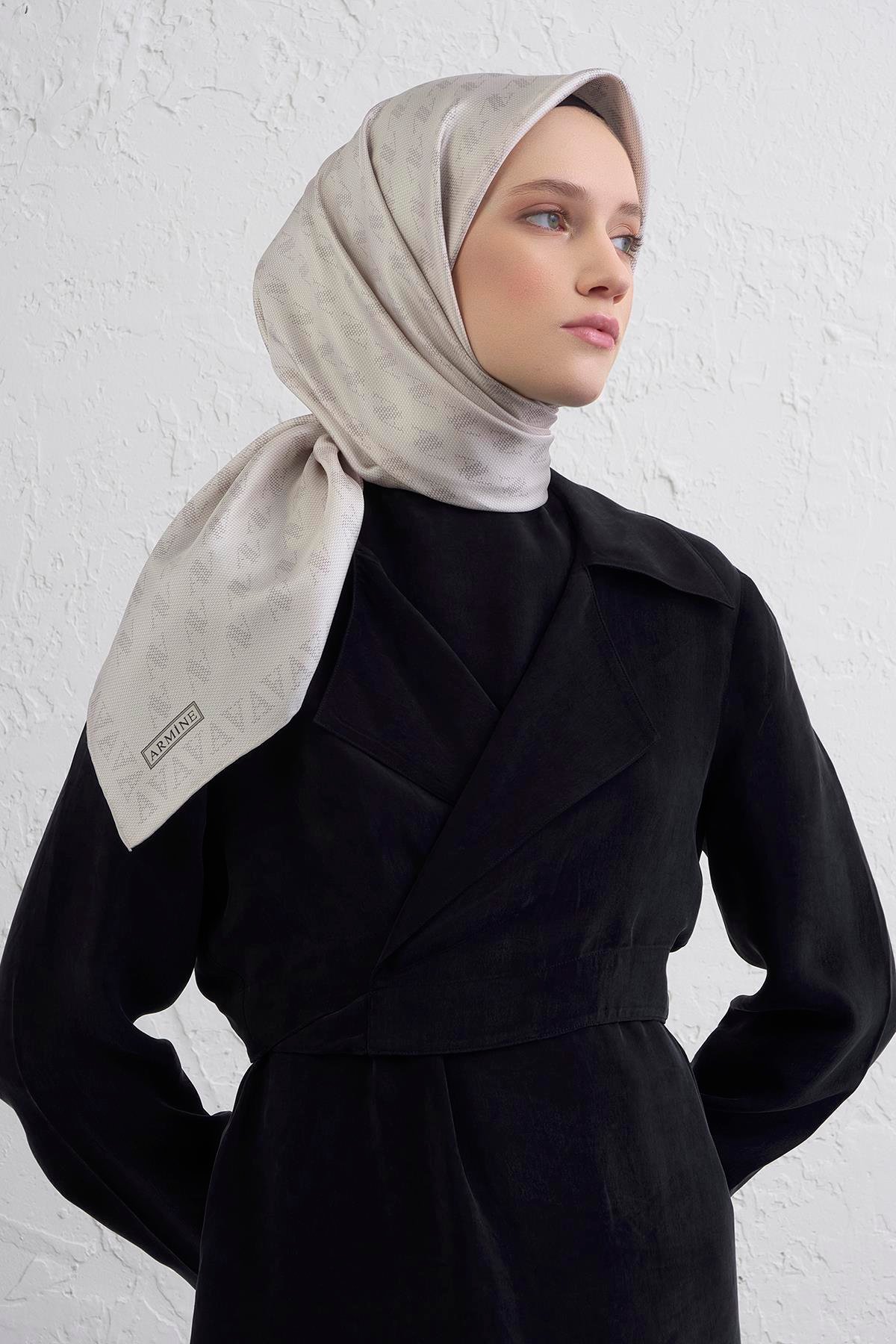Armine Sura İpek Eşarp 9412-86