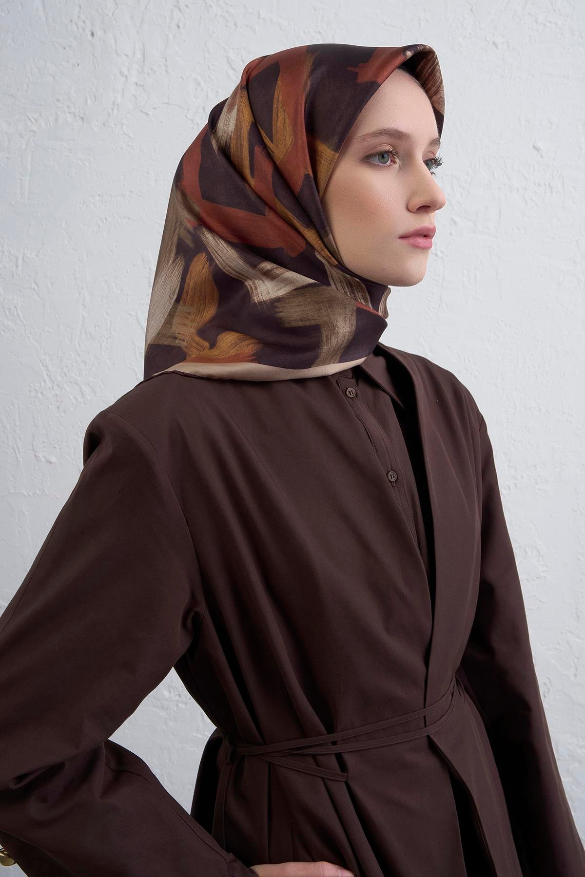 Armine Sura İpek Eşarp 9413-35
