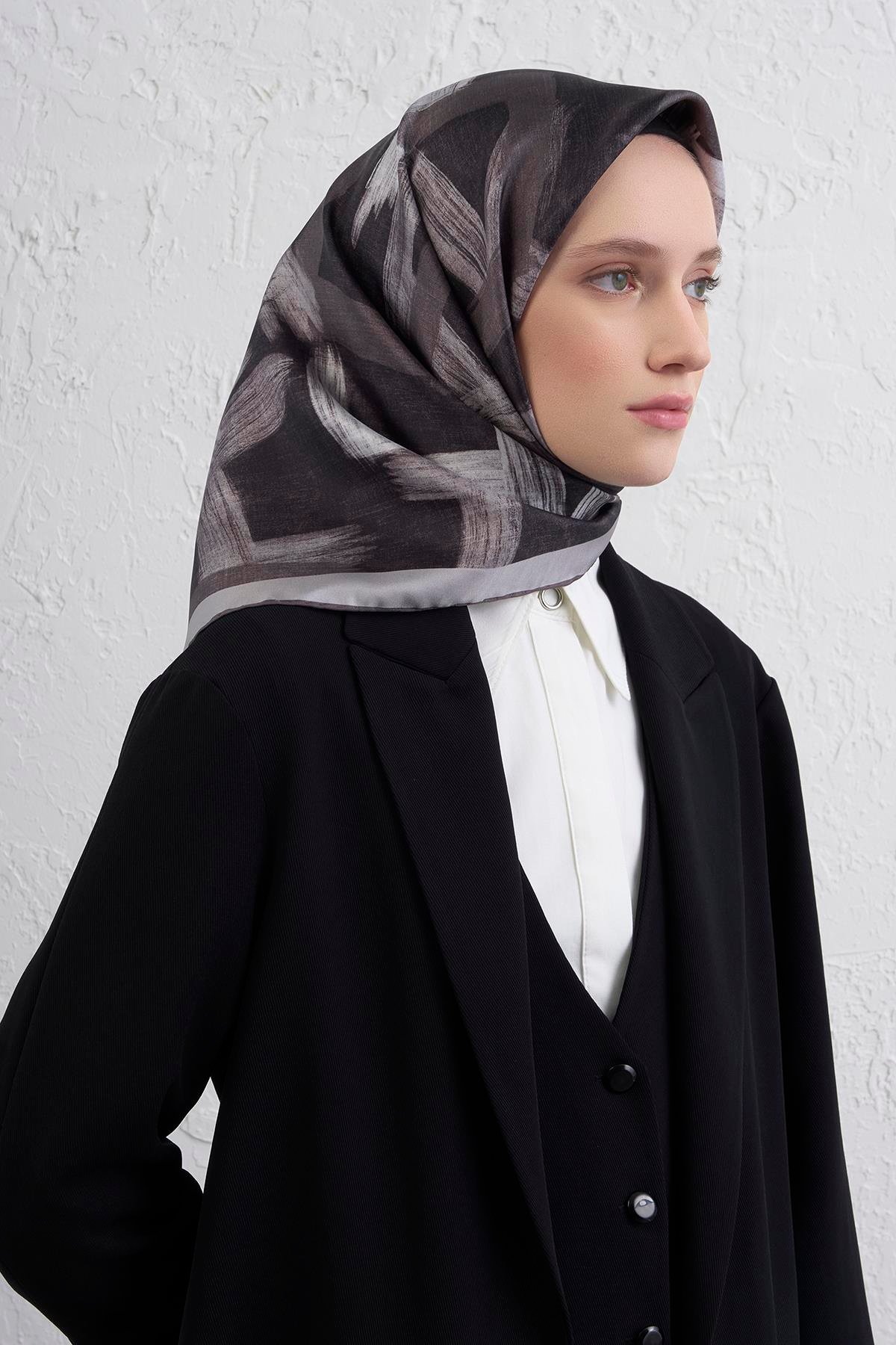Armine Sura İpek Eşarp 9413-84