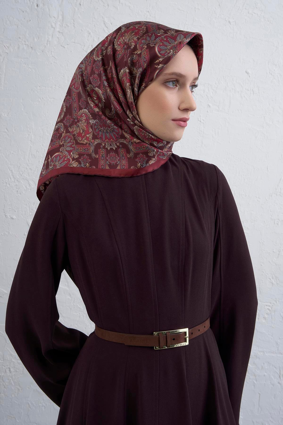 Armine Sura İpek Eşarp 9416-84