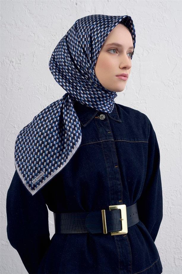 Armine Sura İpek Eşarp 9417-03