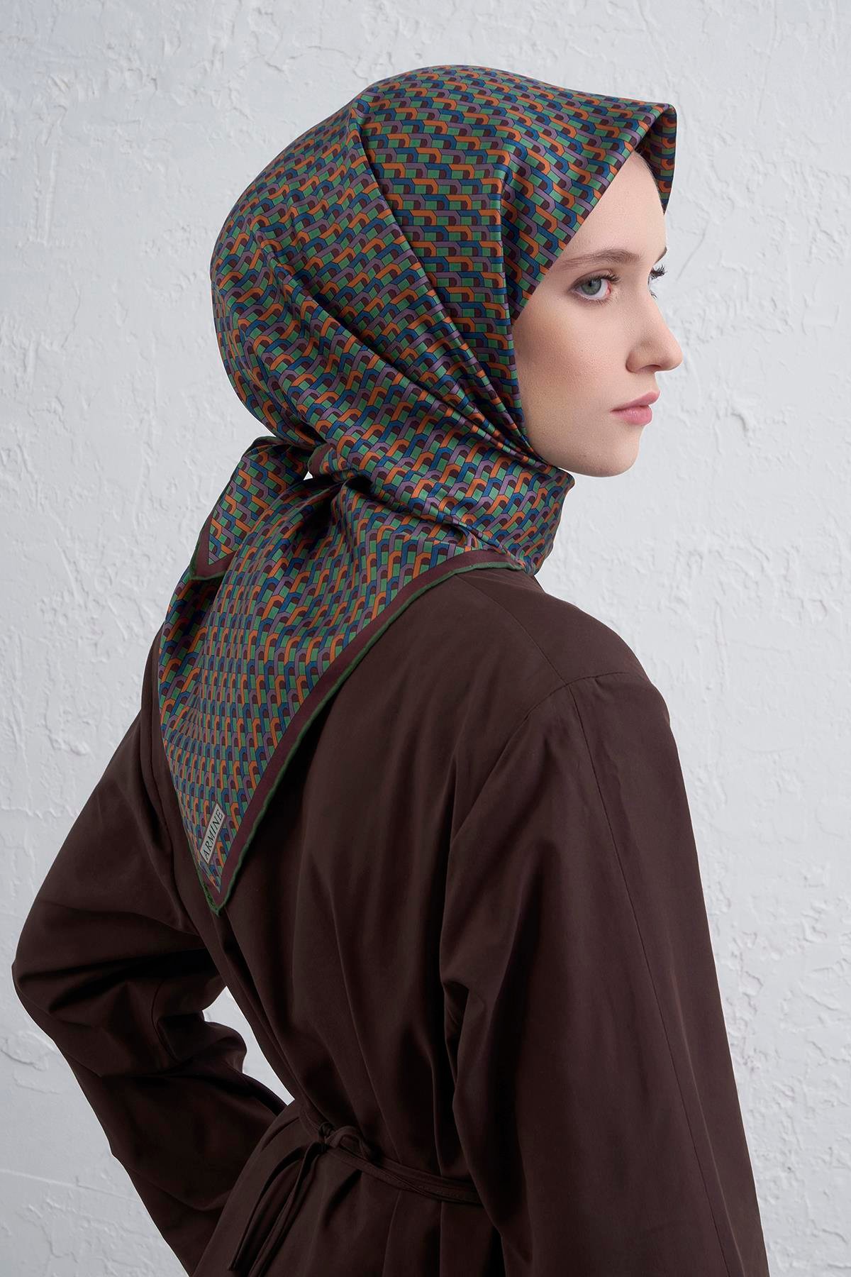 Armine Sura İpek Eşarp 9417-52