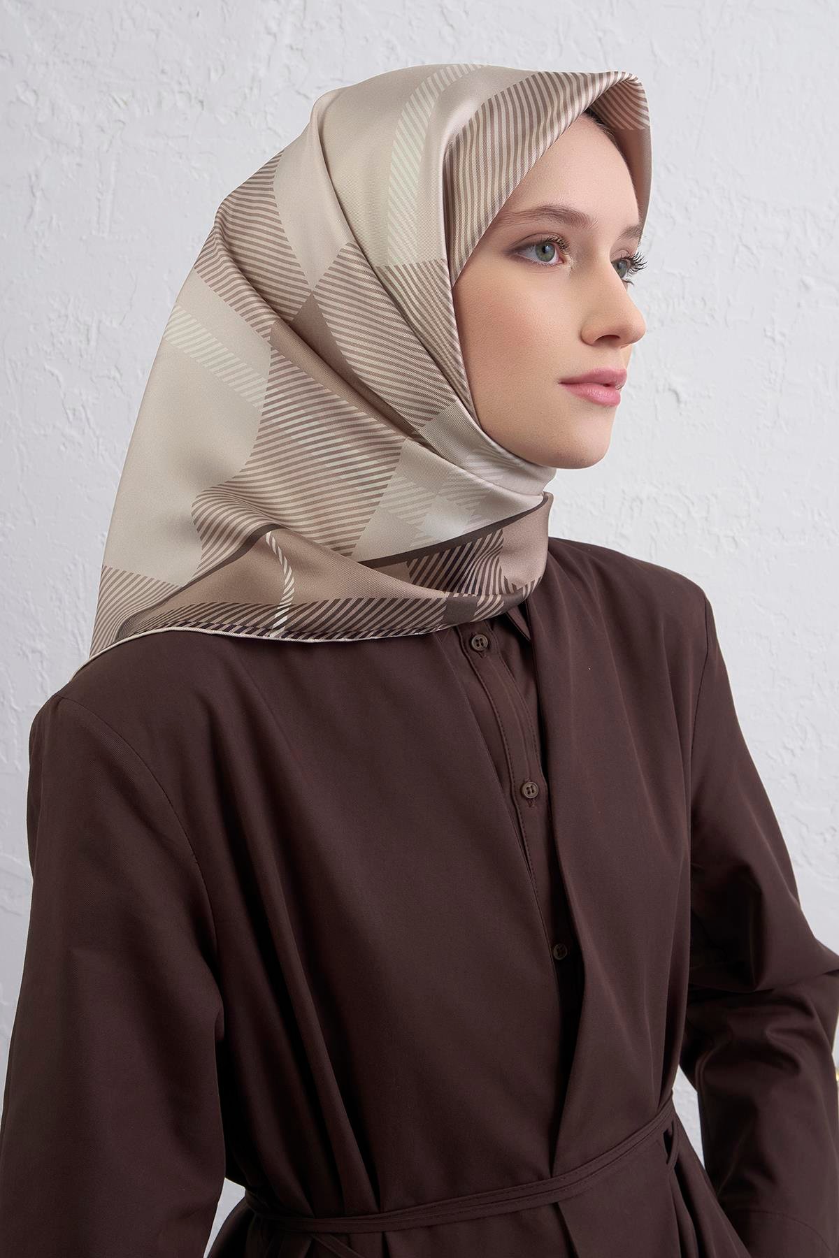 Armine Sura İpek Eşarp 9418-36