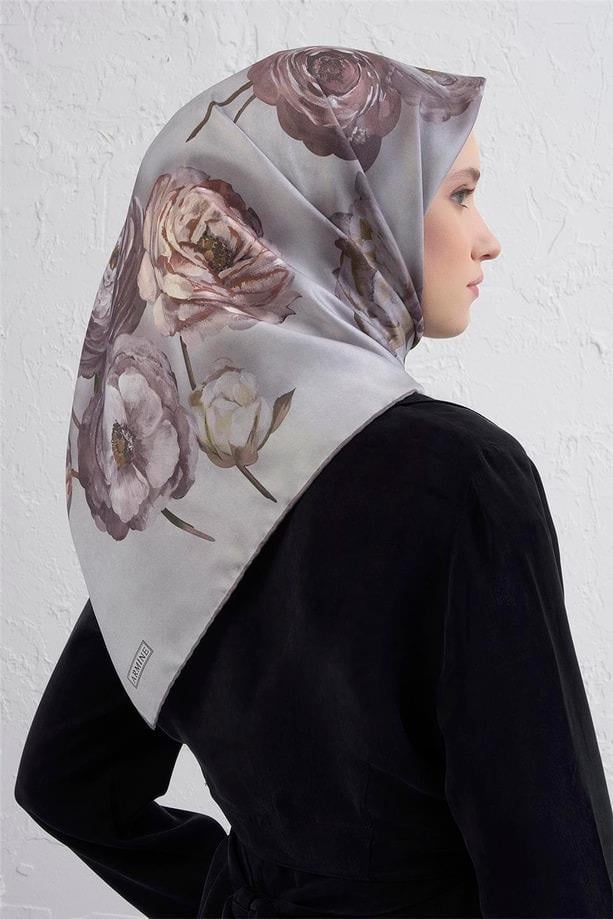 Armine Sura İpek Eşarp 9419-03