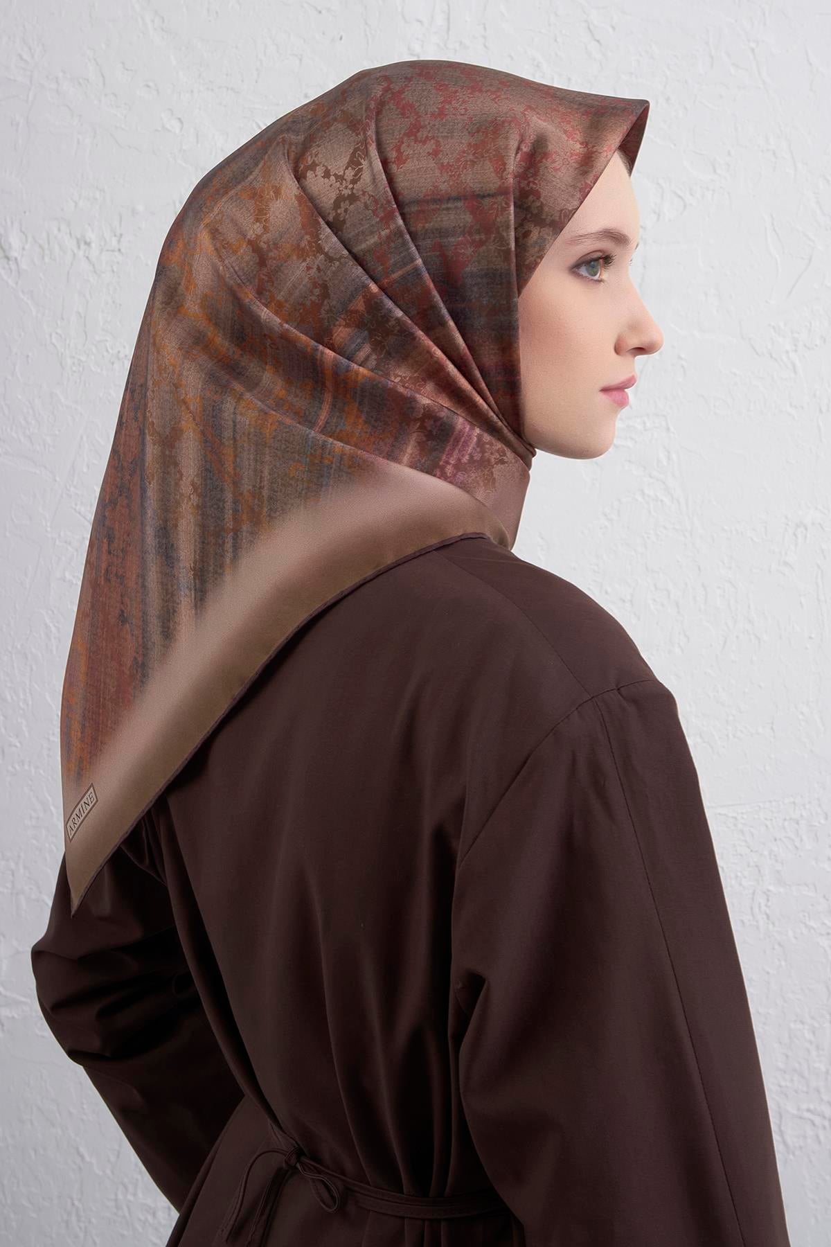 Armine Sura İpek Eşarp 9420-86