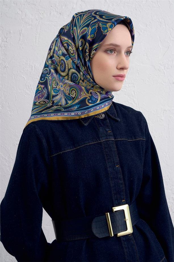 Armine Sura İpek Eşarp 9421-08