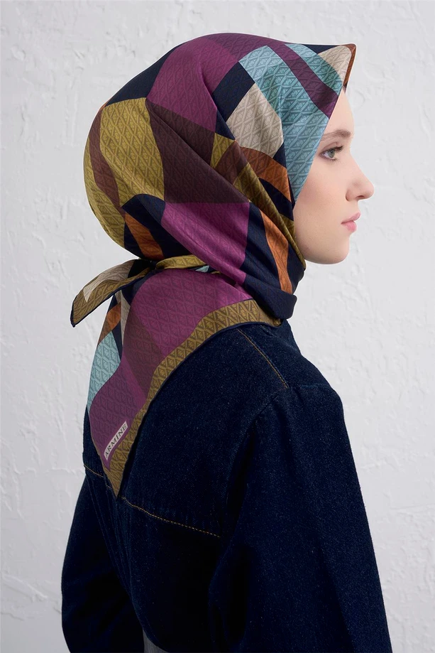 Armine Sura İpek Eşarp 9429-80