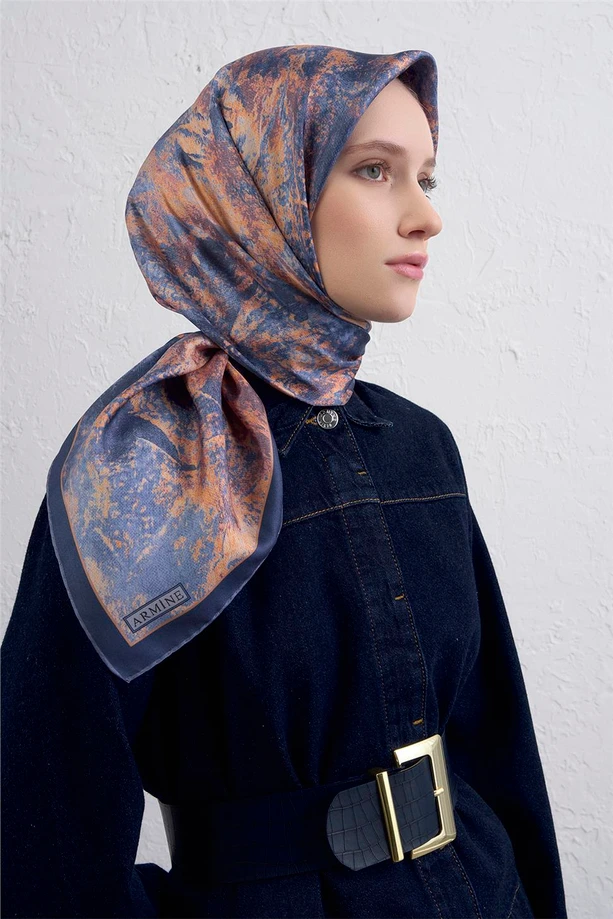 Armine Sura İpek Eşarp 9433-50