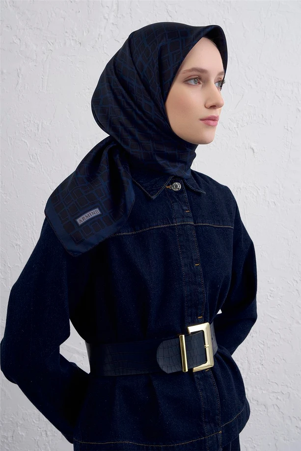 Armine Sura İpek Eşarp 9438-50