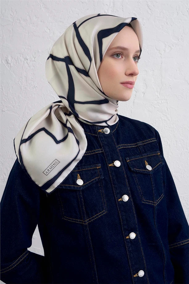 Armine Sura İpek Eşarp 9441-02