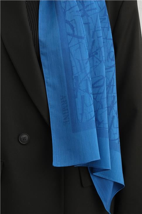 Armine Tencel İpek Kaligrafi Desen Şal 32115