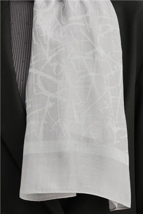 Armine Tencel İpek Kaligrafi Desen Şal 3295