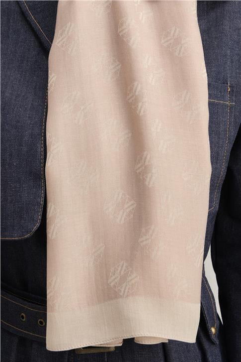 Armine Tencel İpek Minimal Monogram Desen Şal 32103