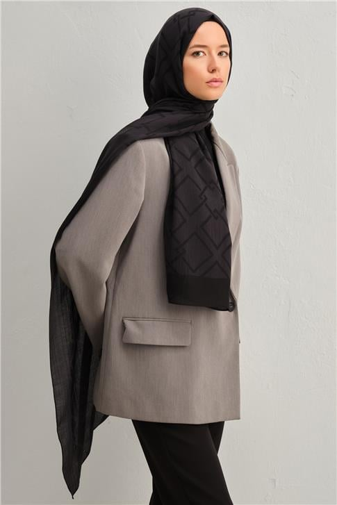 Armine Tencel İpek Zincir Desen Şal 01