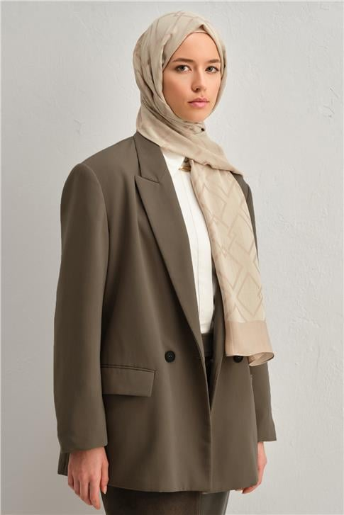 Armine Tencel İpek Zincir Desen Şal 32102