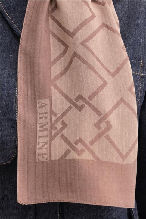 Armine Tencel İpek Zincir Desen Şal 32104