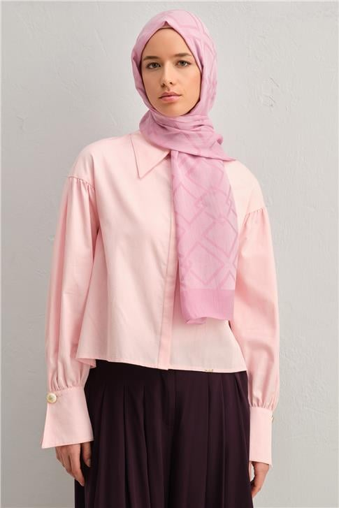 Armine Tencel İpek Zincir Desen Şal 32110