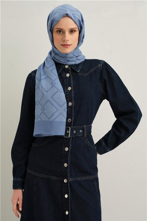 Armine Tencel İpek Zincir Desen Şal 32113